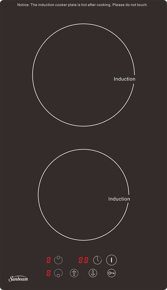 Sunbeam - 2 Zone Induction Cooker - Black