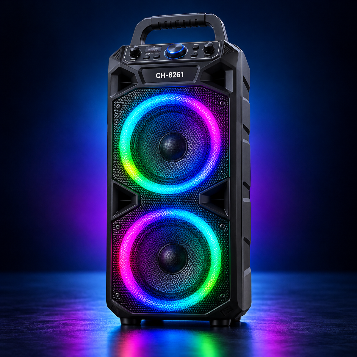 CH-8261 Dual 8-inch Style Party Speaker
