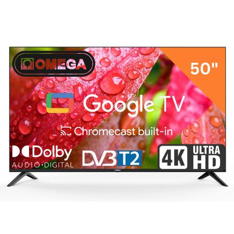 Omega 50-inch 4K Ultra HD Google TV with Dolby Audio