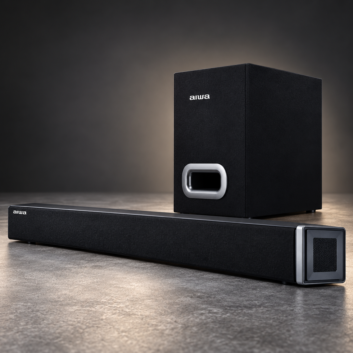 Aiwa AW-SB261 Sound Pro Wired Soundbar with Bass Speaker – Black