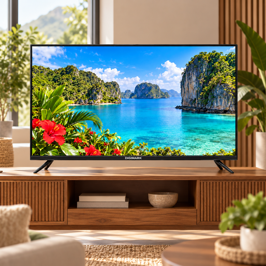 Digimark 40-inch Smart TV in a lounge setting