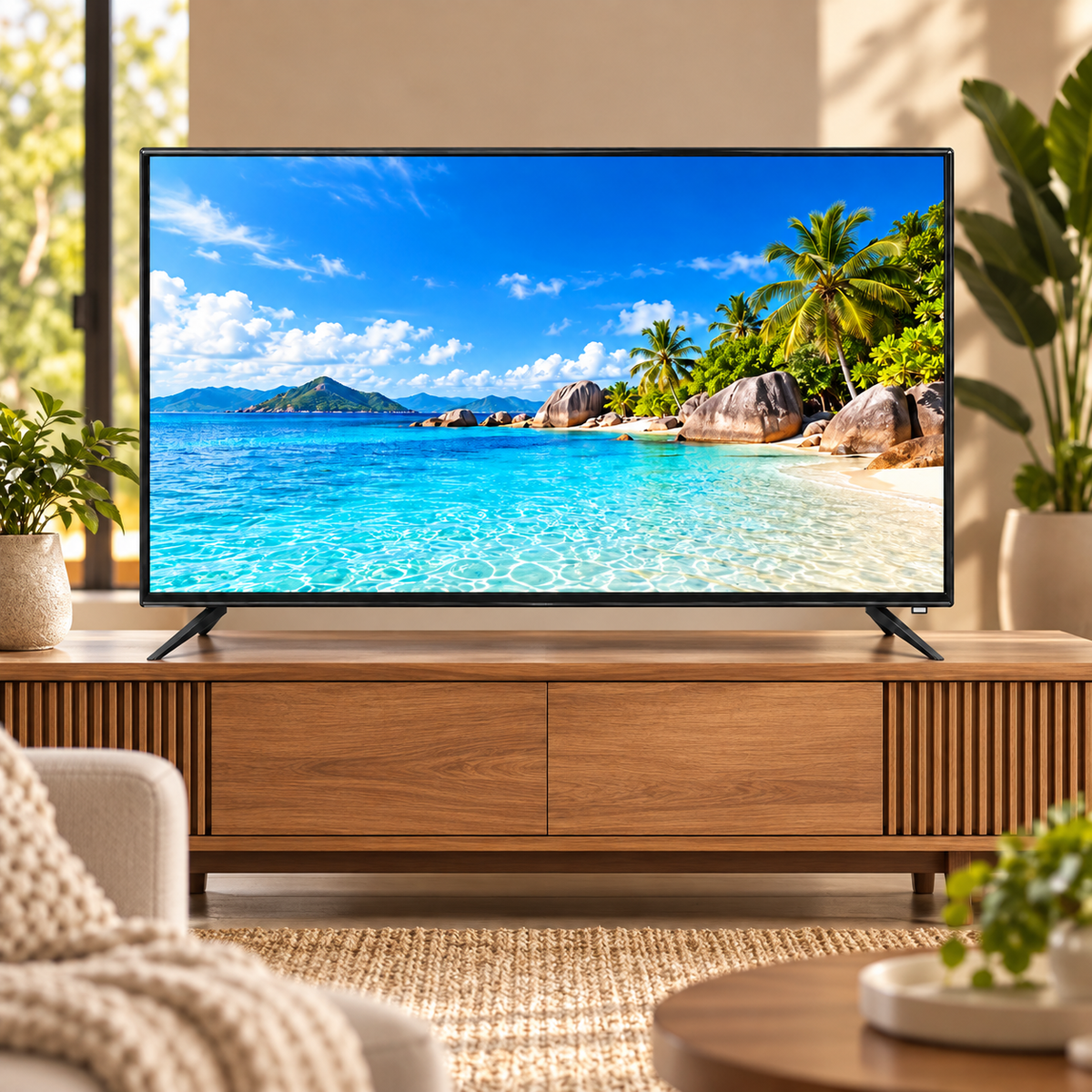 Digimark 45-inch Smart TV in a lounge setting