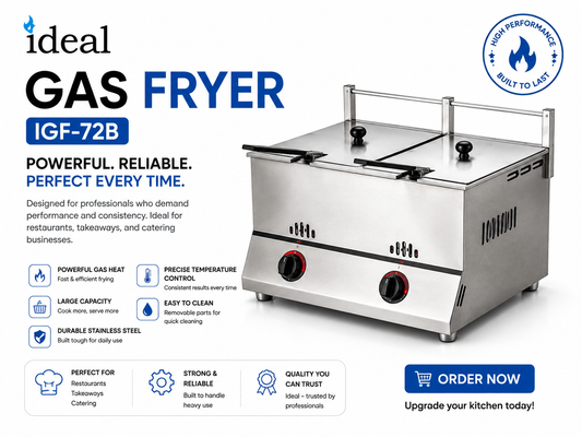 Ideal IGF-72B double gas fryer