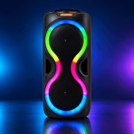 CH-8259 dual 8-inch RGB party speaker