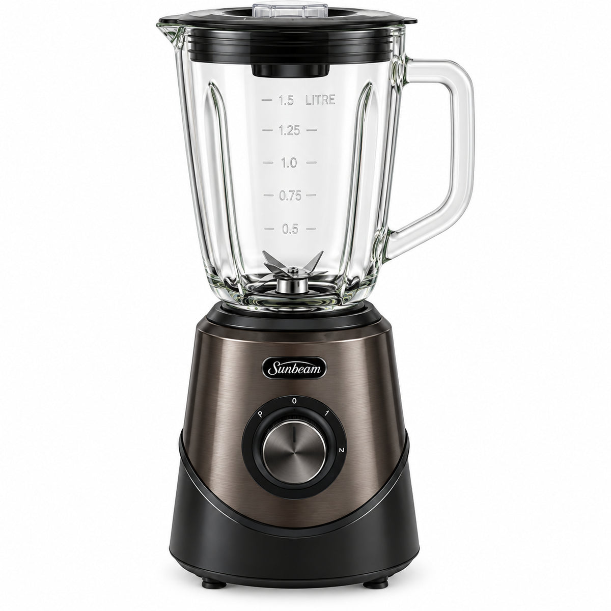 Sunbeam 1.5LT 1000W Glass Blender - Black - SGB-127B