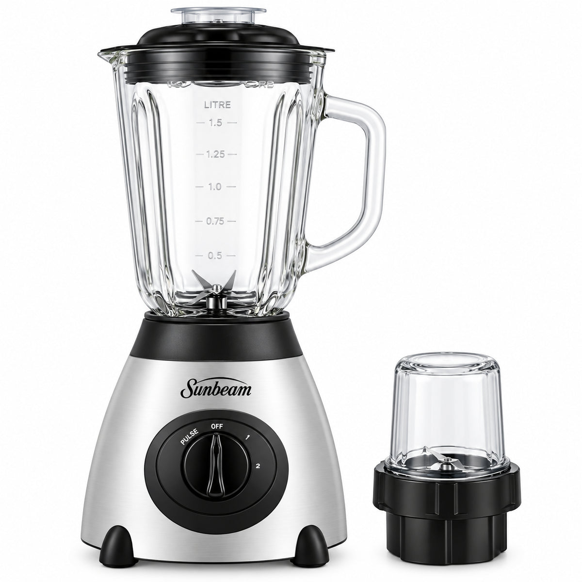 Sunbeam 400W 1.5L Stainless Steel Blender & Grinder - SSGB400